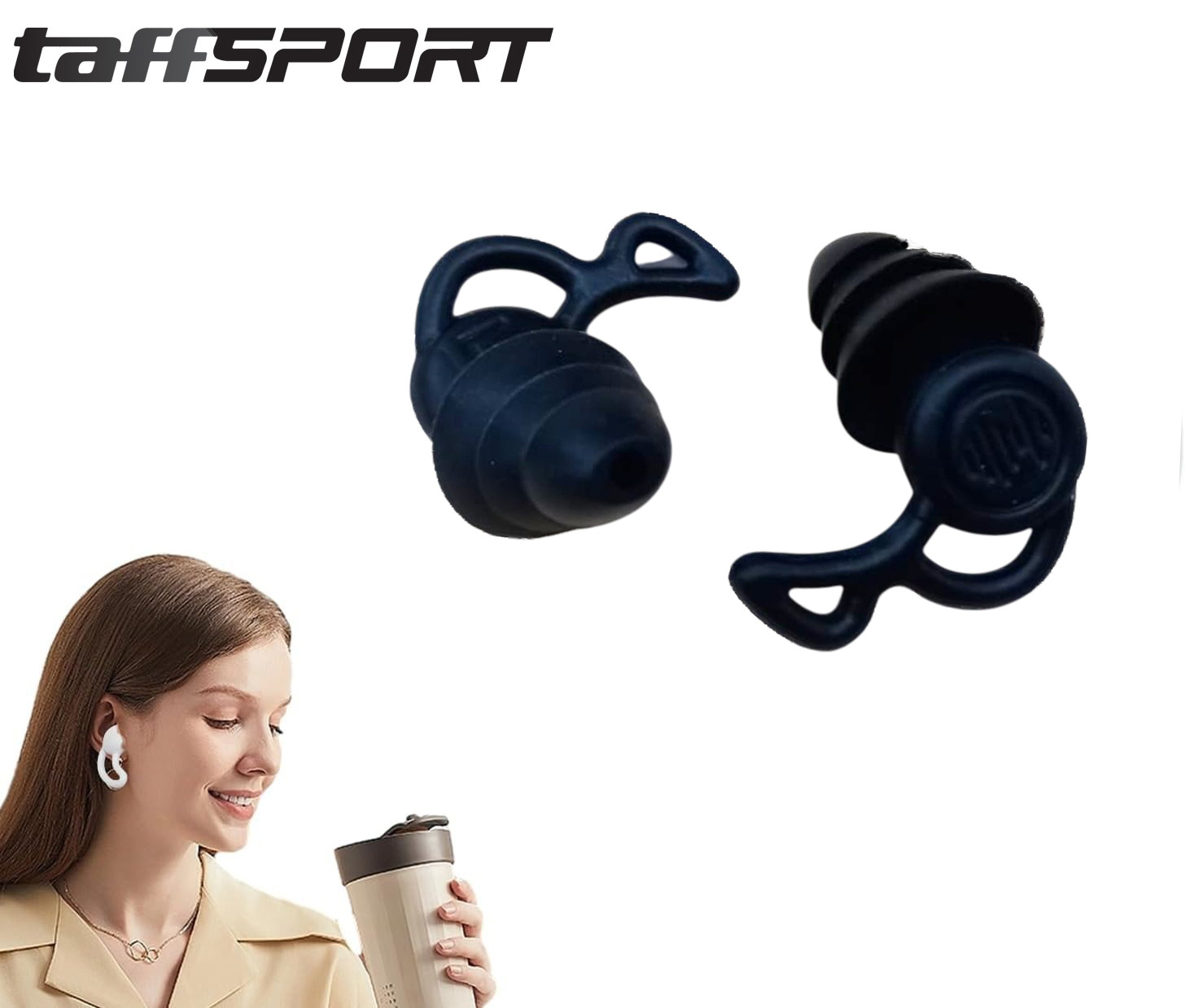 TaffSPORT Penutup Telinga Earplug Noise Reduction 3 Layer - VO70 Gambar produk TaffSPORT Penutup Telinga Earplug Noise Reduction 3 Layer - VO70