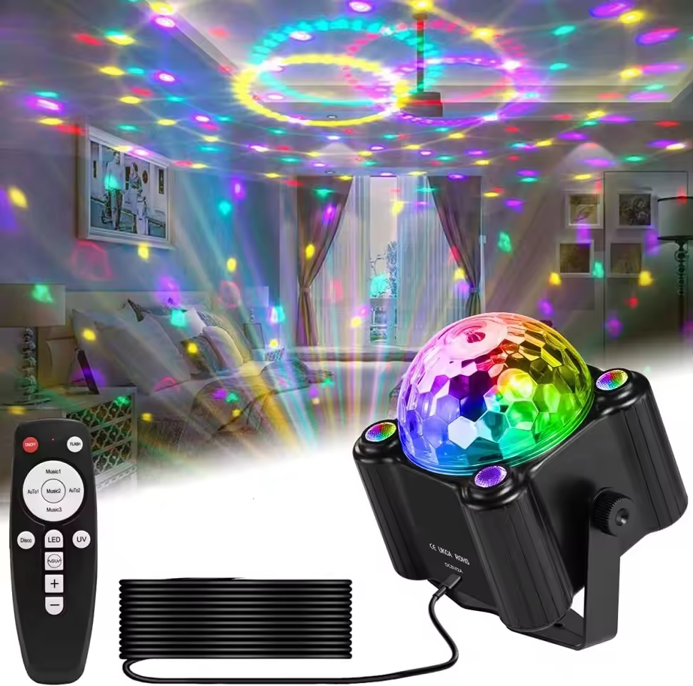 GOXI Lampu Sorot LED Beam Disco KTV Voice Control Glow Light 9W - G9 Gambar produk GOXI Lampu Sorot LED Beam Disco KTV Voice Control Glow Light 9W - G9