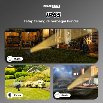Gambar produk TaffLED Lampu Sorot LED Outdoor Spotlight Beam Waterproof Warm White 10W - YY3