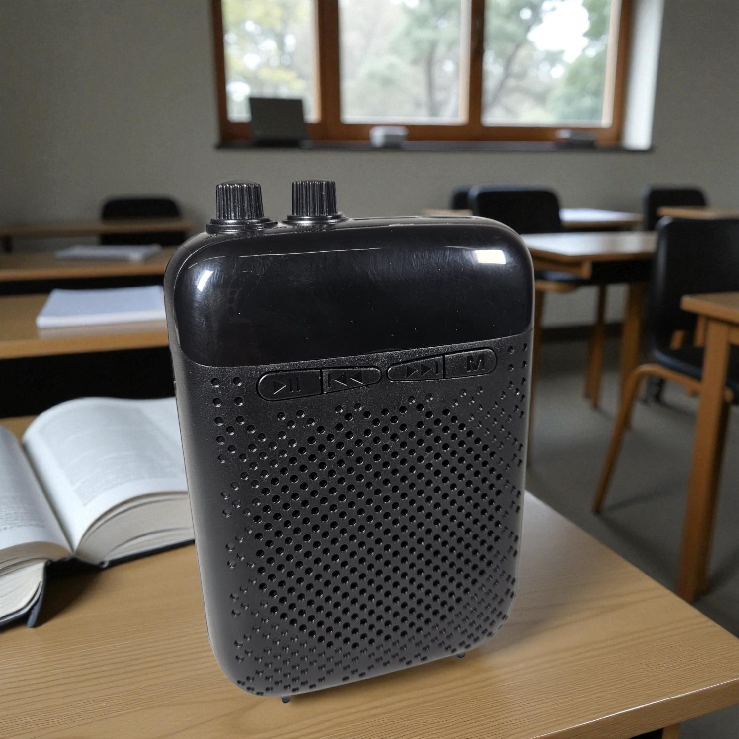 Little Bee Speaker Pinggang Bluetooth Voice Amplifier LED Wired 3W - YW-168U Gambar produk Little Bee Speaker Pinggang Bluetooth Voice Amplifier LED Wired 3W - YW-168U