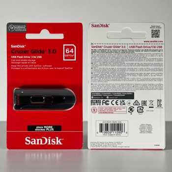 Gambar produk SanDisk Cruzer Glide Flashdisk USB 3.0 64GB - SDCZ600