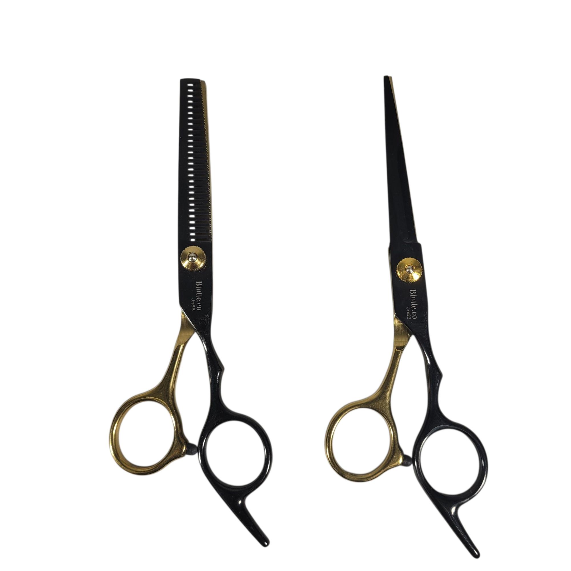 Gambar produk Biutte.co Set Gunting Rambut 10in1 Teflon Coating Stainless Steel - Jn58