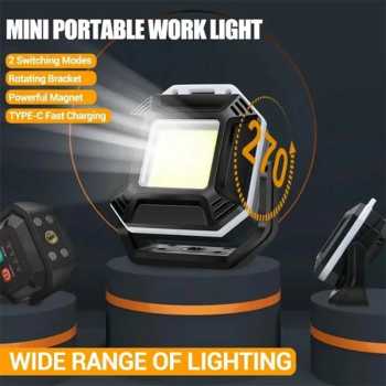 SeaSoar Lampu Outdoor Magnetic Work Light LED COB 850mAh IPX4 - SS-50
