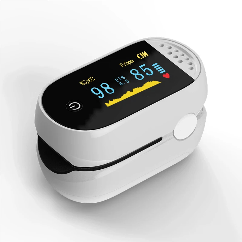 Gambar produk OXIDO Fingertip Pulse Oximeter Alat Ukur Saturasi Oksigen Darah OLED - C101B1
