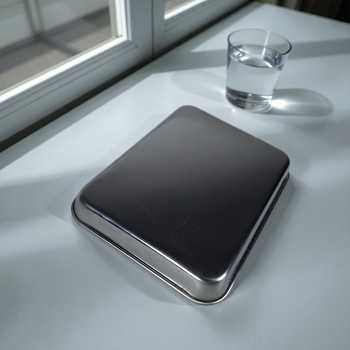 Gambar produk Eggy Loyang Nampan Tray Grill Pan Oven Baking Stainless Steel 430 23.5x17.8x2.5cm - EG36