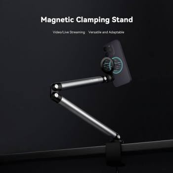 Gambar produk TELESIN MagSafe Foldable Lazy Arm Smartphone Table Aluminum Clamp - P3-DS-02