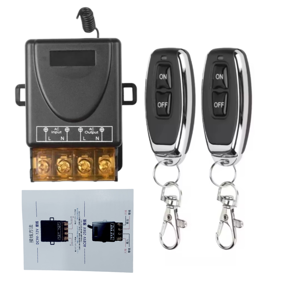 AMMTOO Universal Wireless Remote Control 433MHz 220V Remot Kontrol 2 PCS - YL-AC02A Gambar produk AMMTOO Universal Wireless Remote Control 433MHz 220V Remot Kontrol 2 PCS - YL-AC02A