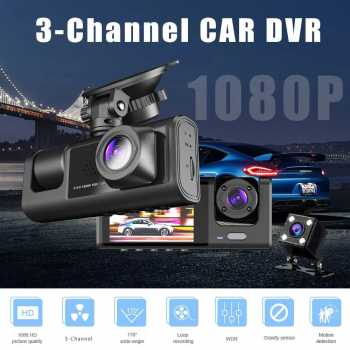 Gambar produk MIIQNUS Kamera Mobil Dashcam 3in1 Rear Front Cabin FHD 1080p - MQ20