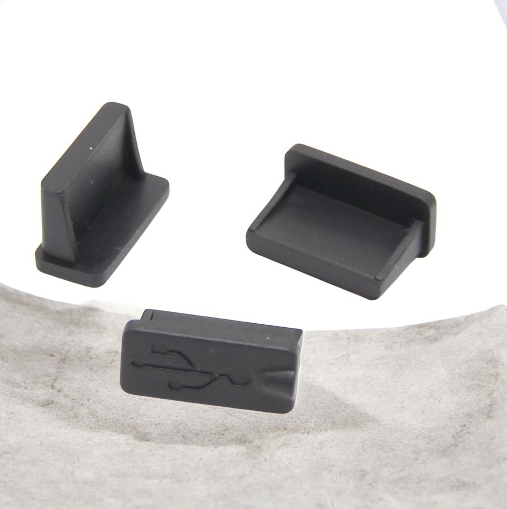 Gambar produk ICLOTH Dust Plug Cover Penutup Port Charger Laptop HP 10 PCS USB Type A - CL1