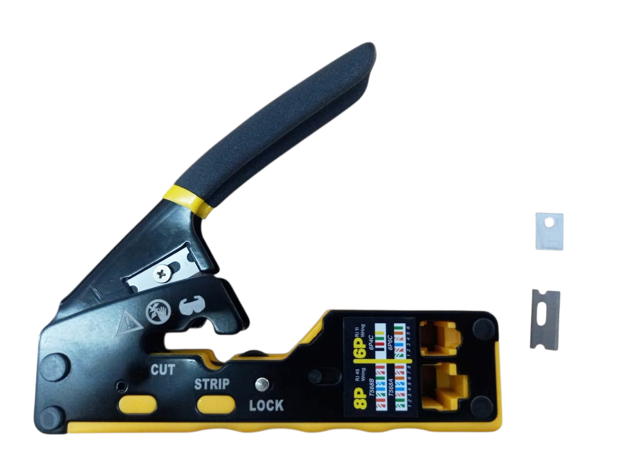 Gambar produk ZOERAX Alat Crimping RJ45 Pass Through Cutter for CAT6 CAT5 CAT5E - 6088