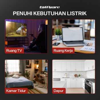 Gambar produk Taffware Stopkontak USB Type C EU Plug Wireless Charging 2500W - QL-1080U