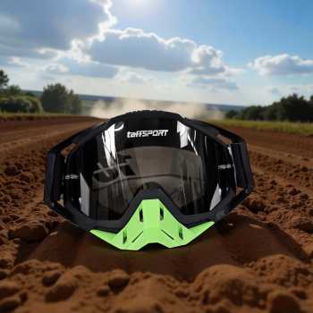 TaffSPORT Kacamata Helm Motor Goggles UV400 Protection Windproof - UV400