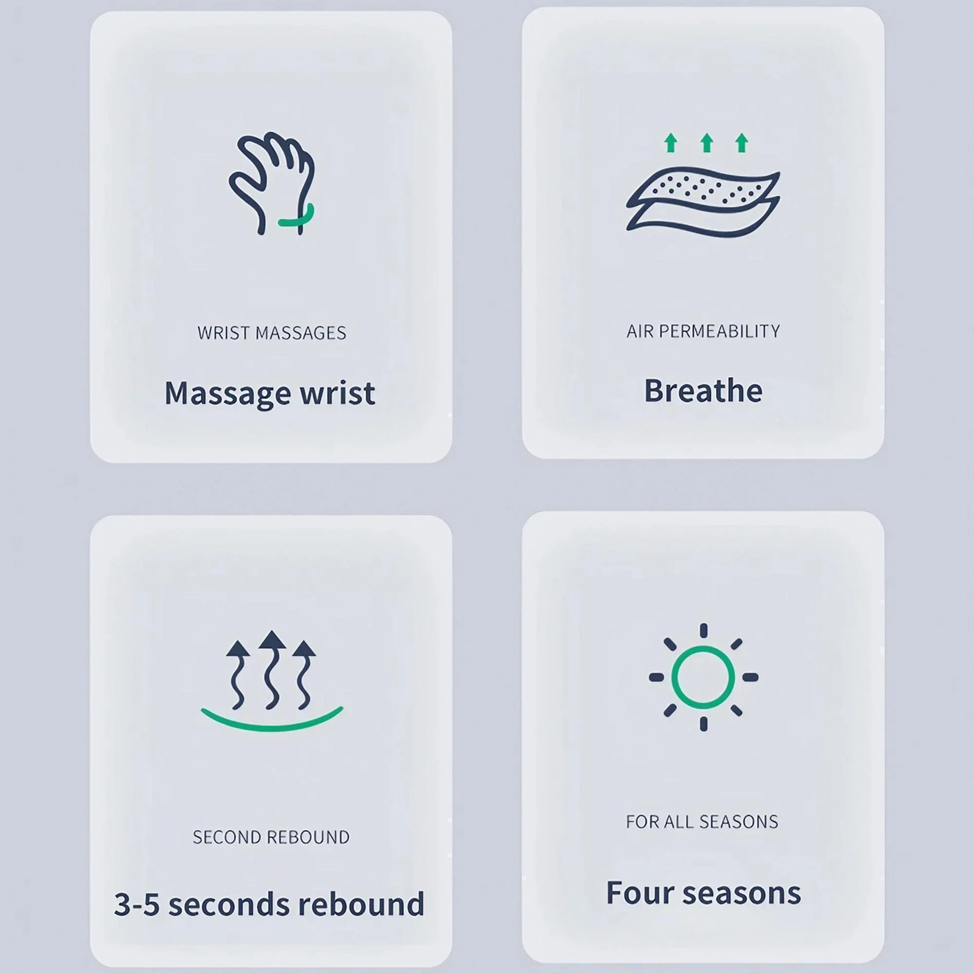 Vaydeer Sandaran Tangan Mouse Wrist Rest Memory Foam 15cm - V150 Gambar produk Vaydeer Sandaran Tangan Mouse Wrist Rest Memory Foam 15cm - V150