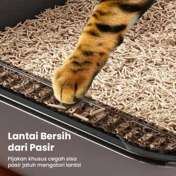 Gambar produk OPTICO Cat Litter Box High Side Detachable Bak Pasir Kucing - OP-12