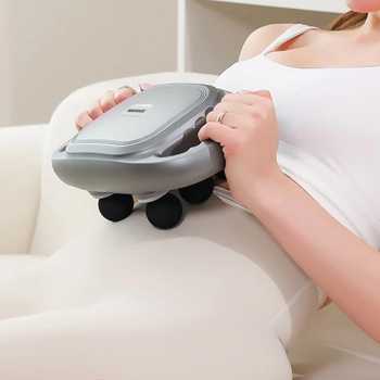 Gambar produk MORGEL Alat Pijat Elektrik Massage Gun 9 Mode 22 Head 2000mAh 35W - MR-20