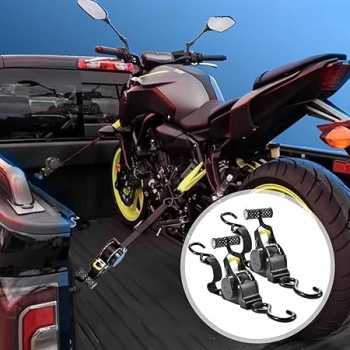 Gambar produk XTANGLE Tali Strap Pengikat Barang Otomatis Retractable Ratchet 1 PCS - ST500