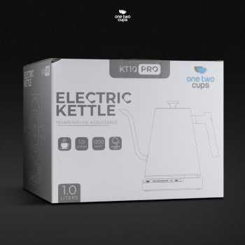 Gambar produk One Two Cups Teko Listrik Kopi Pemanas Air Leher Angsa 1200W 1L - KT10 PRO