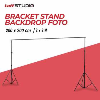 TaffSTUDIO Bracket Stand Besi Backdrop Foto Studio 200x200cm - DD-110