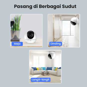 Gambar produk EZVIZ Kamera CCTV PTZ WiFi Smart IP Camera AI Tracking 3K 5MP - H6