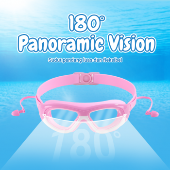 Gambar produk Chanskyu Kacamata Renang Anak Anti Fog UV Protection with Earplug - CK185