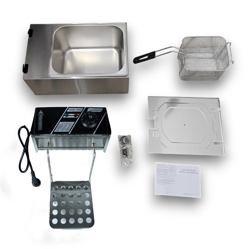 Tangwu Mesin Penggorengan Electric Deep Fryers 2500W - EH-81 Gambar produk Tangwu Mesin Penggorengan Electric Deep Fryers 2500W - EH-81