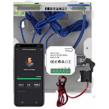 Gambar produk Tuya Smart Energy Meter 80A WiFi with Current Transformer Clamp kWh - ST-1168