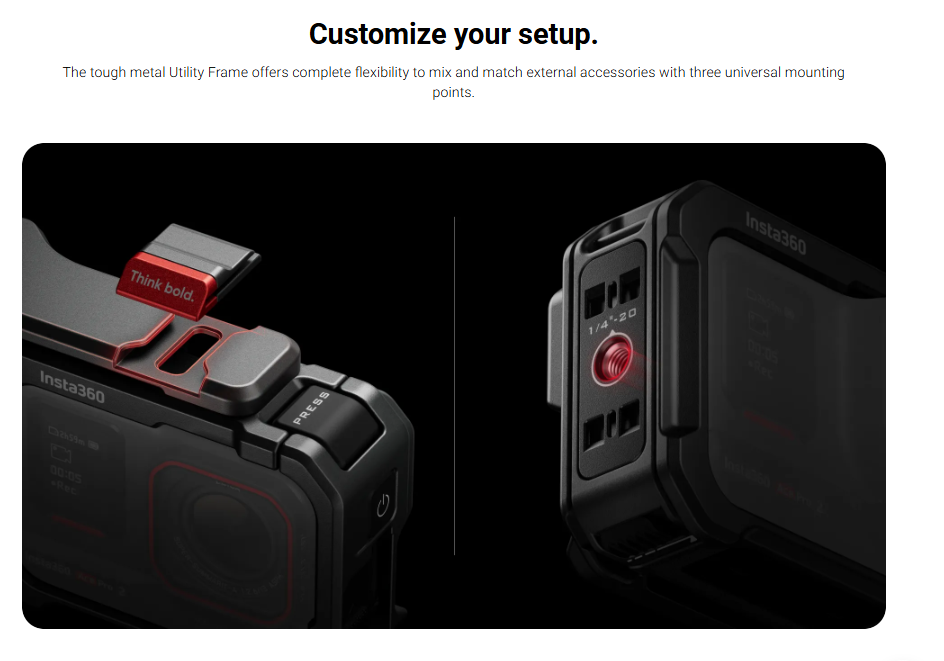 TELESIN StreetGrip Kit Protective Metal Cage Insta360 Ace Pro 1 / 2 - S6-FMS-31-TIS Gambar produk TELESIN StreetGrip Kit Protective Metal Cage Insta360 Ace Pro 1 / 2 - S6-FMS-31-TIS