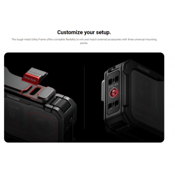 Gambar produk TELESIN StreetGrip Kit Protective Metal Cage Insta360 Ace Pro 1 / 2 - S6-FMS-31-TIS