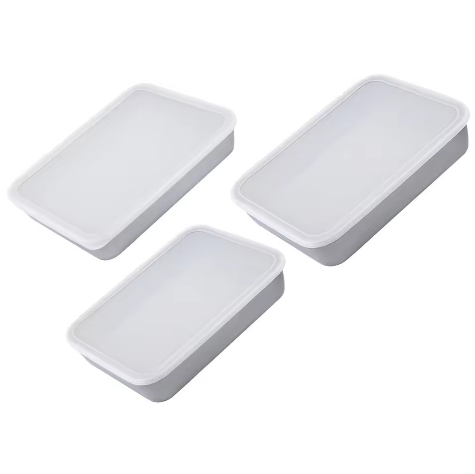 Umigy Loyang Nampan Tray Keeping Box Oven Stainless 201 with Lid 30.5x25x5.6cm - UM60 Gambar produk Umigy Loyang Nampan Tray Keeping Box Oven Stainless 201 with Lid 30.5x25x5.6cm - UM60