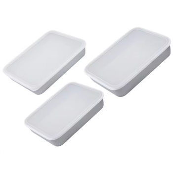 Gambar produk Umigy Loyang Nampan Tray Keeping Box Oven Stainless 201 with Lid 30.5x25x5.6cm - UM60