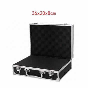 Gambar produk DUTRIEUX Tas Koper Penyimpanan Barang Toolbox Hard Case Aluminium 36x20x8cm - DT-56