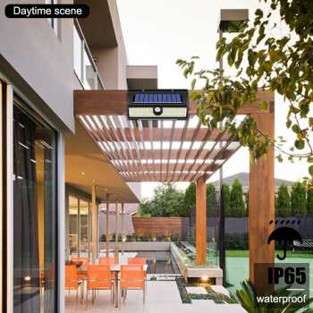 Gambar produk AMARYLLIS Lampu Dinding Solar Sensor Outdoor Waterproof 190 LED - AM190
