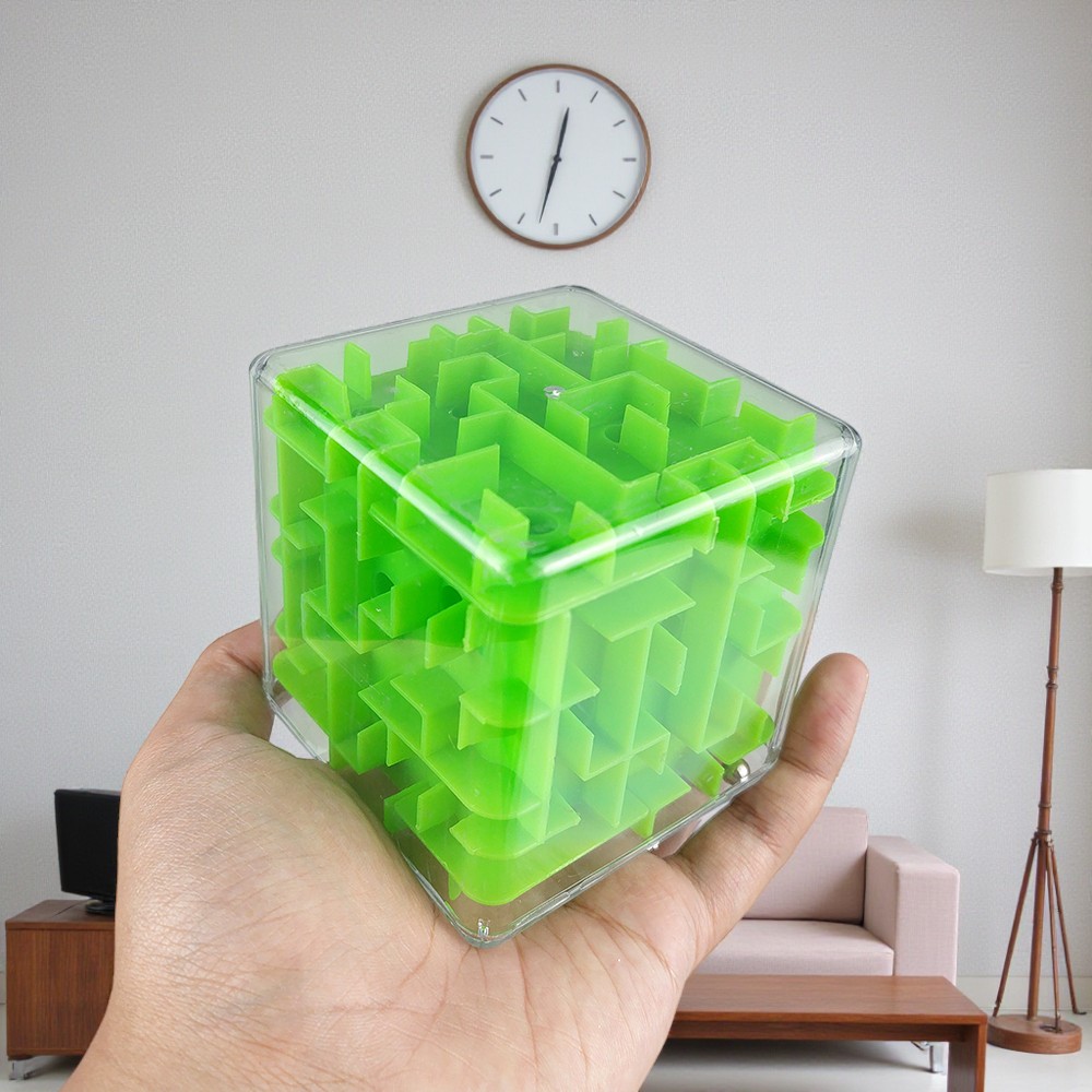 UainCube 3D Maze Labyrinth Speed Puzzle Cube - 6178 Gambar produk UainCube 3D Maze Labyrinth Speed Puzzle Cube - 6178