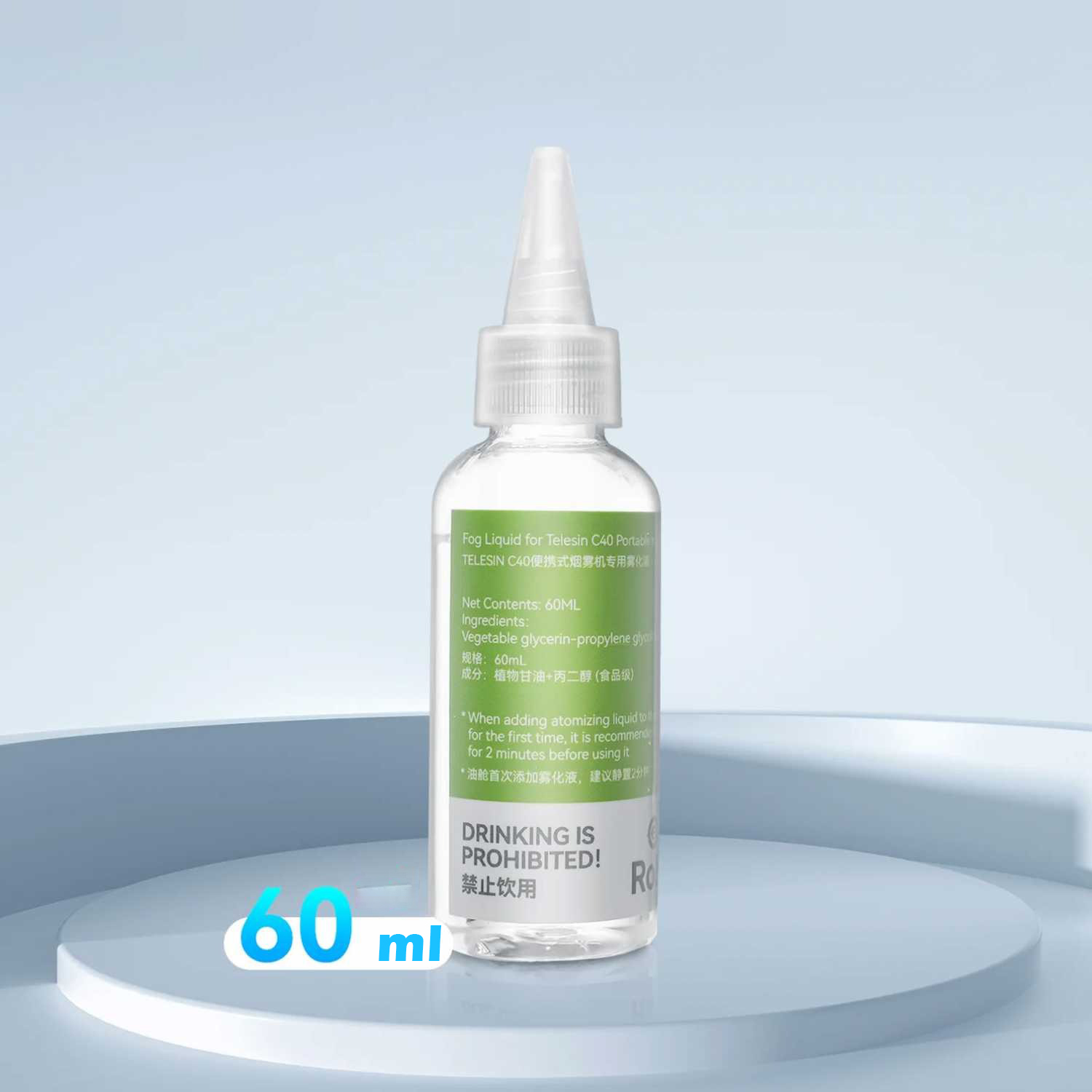 Gambar produk TELESIN C40 Cairan Pembuat Kabut Mist Fog Liquid 60ml - S7-AL-01