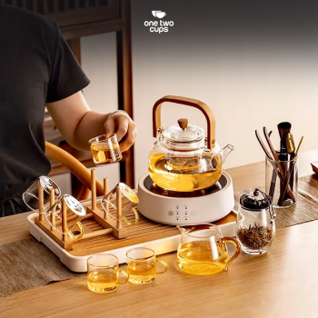 Gambar produk One Two Cups Teko Teh Pitcher Japanese Style Tahan Panas Api Teapot 1000ml - 8CV101