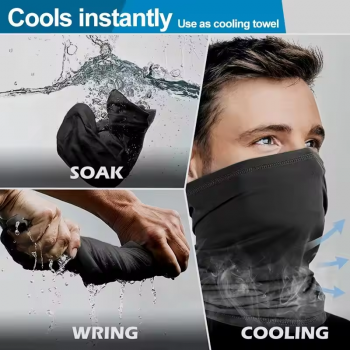 Gambar produk KAJAB Masker Motor Half Face Elastis Outdoor Breathable Quick Dry - KJ51