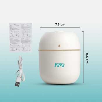 Gambar produk Taffware HUMI Air Humidifier Mini Ultrasonic Aroma Diffuser LED 220ml - GB476