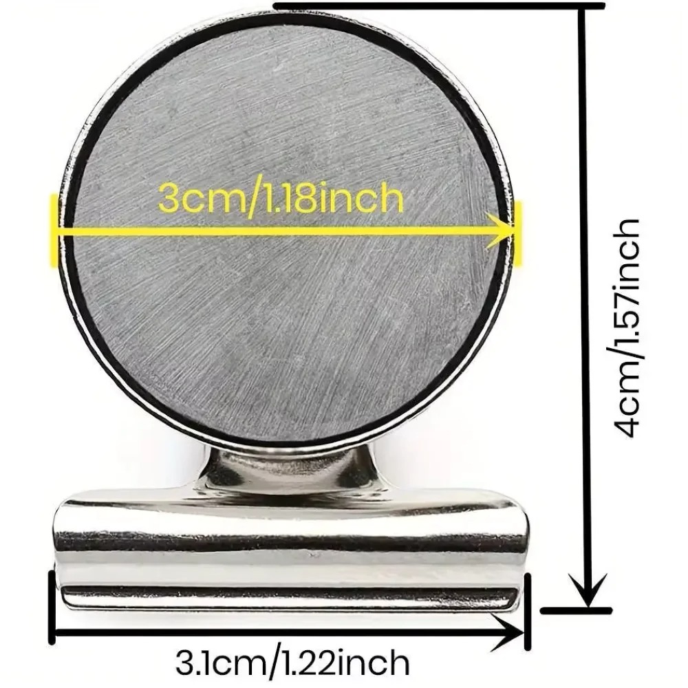 Gambar produk KAPASKI Klip Magnet Kulkas Magnetic Clips For Refrigerator 3cm 8 PCS - KP8