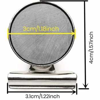 Gambar produk KAPASKI Klip Magnet Kulkas Magnetic Clips For Refrigerator 3cm 8 PCS - KP8