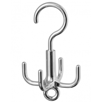 Gambar produk HIMSTO Gantungan Baju Serbaguna Rotating Rod Hanger Holder 4 Hook - HI4