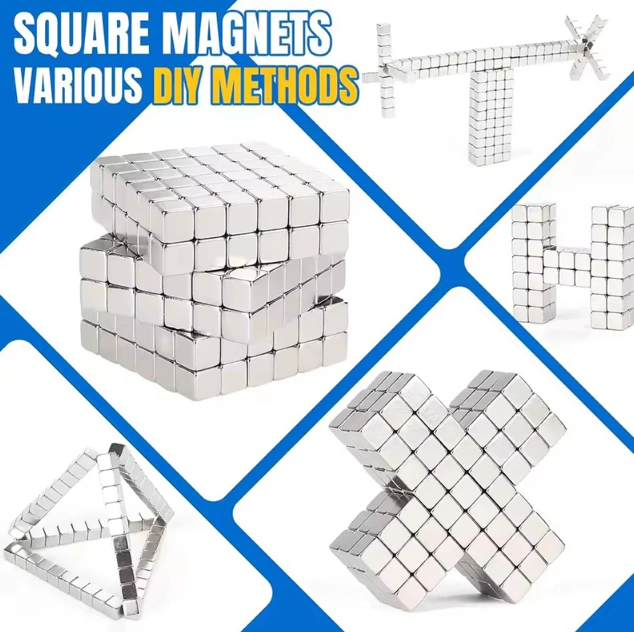 Gambar produk KEMONI Magnet Neodymium Kubus Square Strong Magnet Cube 8x8x8mm 20PCS - N25