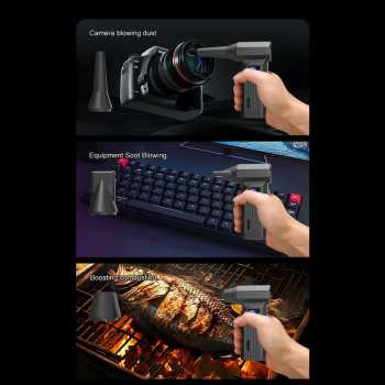 Gambar produk PINTUDY Air Duster Blower Vacuum Turbo Jet Fan 110000RPM 2000mAh 110W - Z2