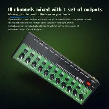 Gambar produk MAOCAR Mixer Audio 10 Channel USB Mono Stereo Type C Portable - MX1002