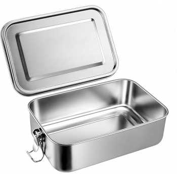 Gambar produk Umigy Kotak Makan Anti Tumpah Lunch Bento Box Stainless Steel 304 2400ml - UM59