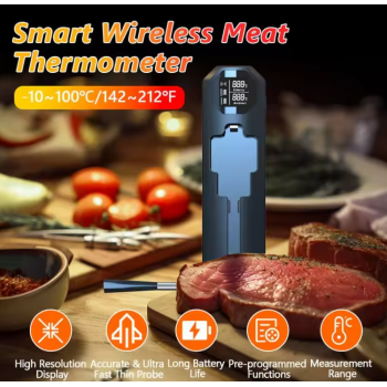 Gambar produk Temprobe Termometer Makanan Daging Digital Wireless Bluetooth 1 Probe - DT-131