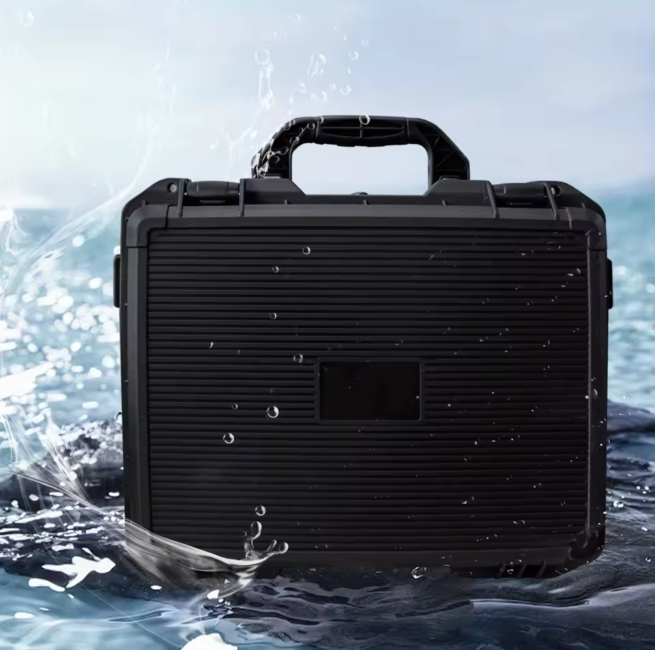 Gambar produk HAMLIN Kotak Perkakas Penyimpanan Barang Toolbox Hard Case Waterproof 380x310x115mm - DT-57