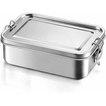 Gambar produk Umigy Kotak Makan Anti Tumpah Lunch Bento Box Stainless Steel 304 2400ml - UM59