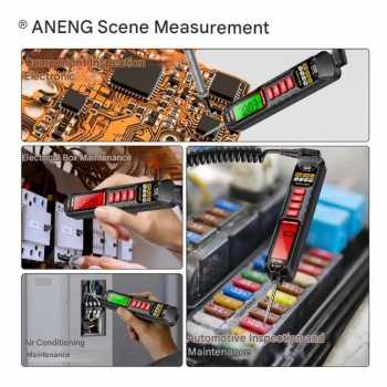Gambar produk ANENG Digital Multimeter Tespen 2in1 Tester AC Voltage NCV 4000 Count - A3015