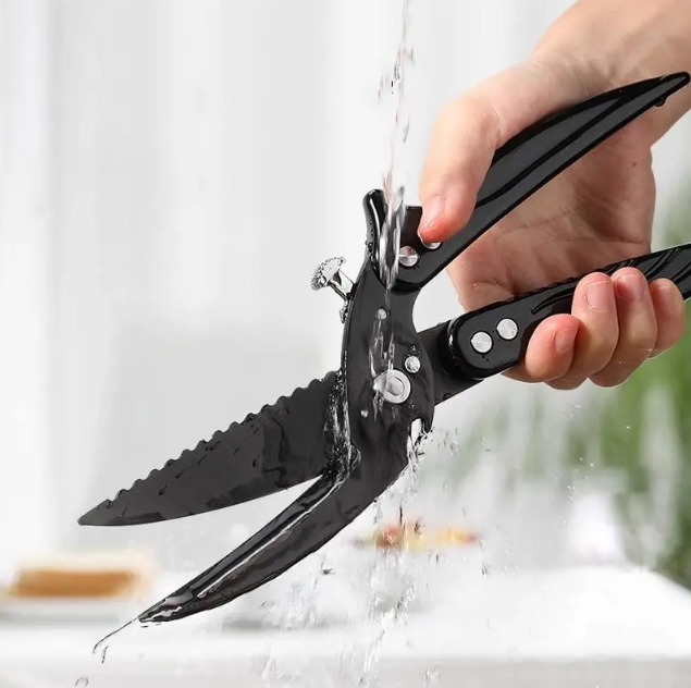Gambar produk FEZER Gunting Daging Dapur Multifungsi Kitchen Meat Scissors 2in1 - 039
