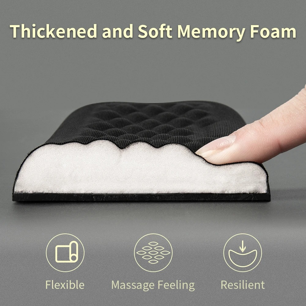 Vaydeer Sandaran Tangan Mouse Wrist Rest Memory Foam 15cm - V150 Gambar produk Vaydeer Sandaran Tangan Mouse Wrist Rest Memory Foam 15cm - V150